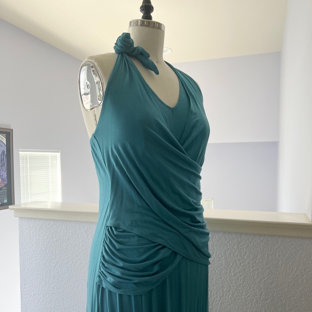 Ocean Blue Halter Dress from Newport News, size M